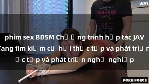 phim sex BDSM Chương trình hợp tác JAV cho sinh viên đang tìm kiếm cơ hội thực tập và phát triển nghề nghiệp